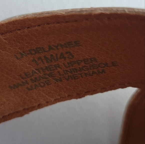 Lucky Brand Women's Boho Delaynee Platform Slingback Wedge Sandals Size 11 - Picture 8 of 8